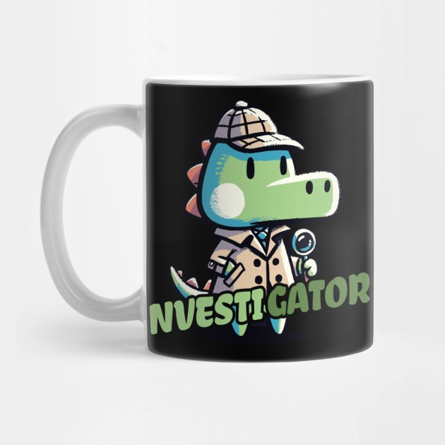 Investigator Aligator Detective by DoodleDashDesigns